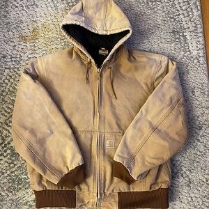 Distressed Carhartt Duck Jacket (J140-BRN)